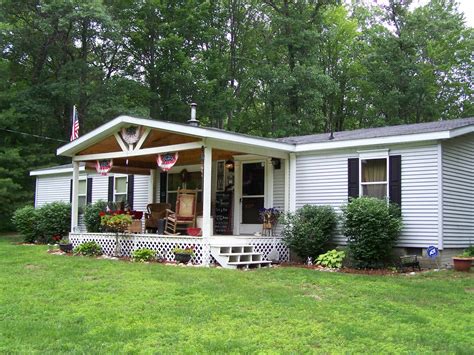 custom metal trailer house front porch|mobile home porch designs.